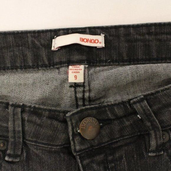 Bongo Black Ripped Skinny Jeans 9 - Picture 2 of 7